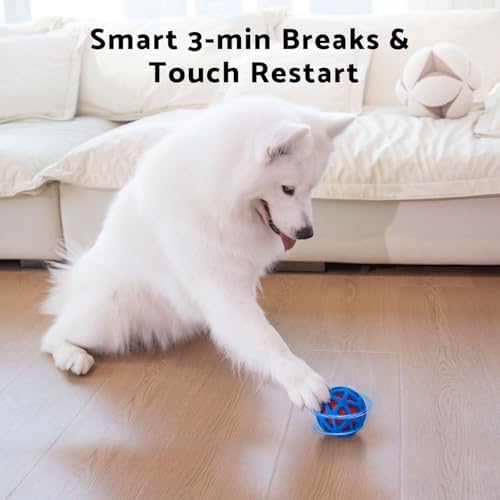 seagi Interactive Dog Toy, Motion-Activated Bouncing Vibrating Dog Ball