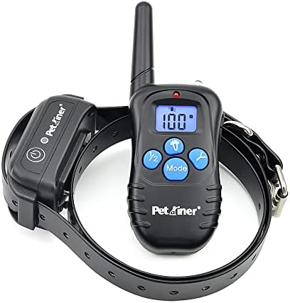 Petrainer Shock Collar for Dogs - Waterproof Rechargeable Dog Training E-Collar with 3 Safe Correction Remote Training Modes, Shock, Vibration, Beep for Dogs Small, Medium, Large