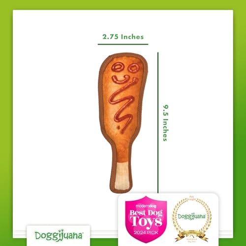 Doggijuana Grilled Cheese & Corn Dog Toy Bundle | 2 Pack, Squeaky