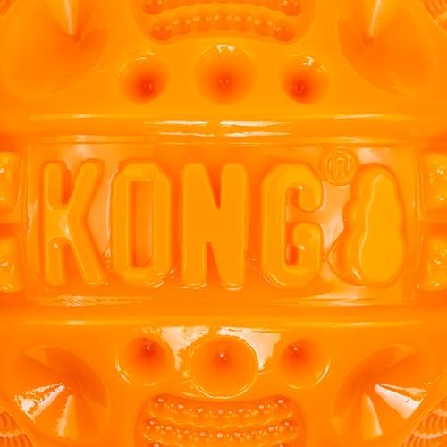 KONG CoreStrength Dog Toy – Ball – Durable Tough Chew Toy for Medium & Large Dogs – Textured Dental Chew for Teeth & Gums – Fetch & Interactive Play