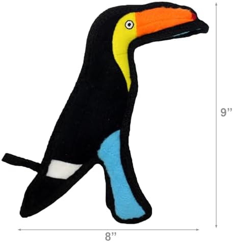 TUFFY® 2 Pack Toucan Ultra Durable Plush Dog Toys