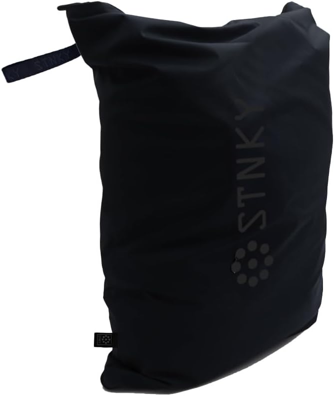 STNKY Bag Pro - Laundry Bag - Wash Bag for Health Workers, Sports, Fitness & Travel (XL, Black)