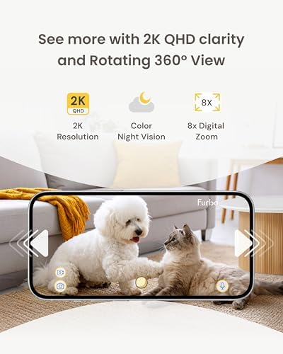 Furbo Mini 360° Pet Camera [No Monthly Fee]