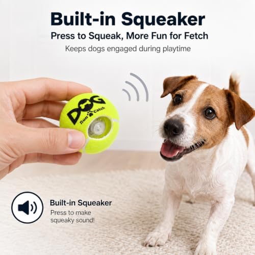 INSUM Tennis Balls for Dogs, 12 Pack Small Medium Dog Toys Balls