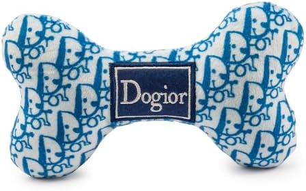 Haute Diggity Dog Dogior Bone, Plush Dog Toy, Designer Parody Stuffed Toy
