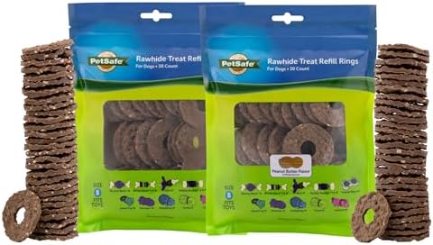 PetSafe Busy Buddy Dog Treat Rings Variety Pack, Medium, Size B, 60 Count