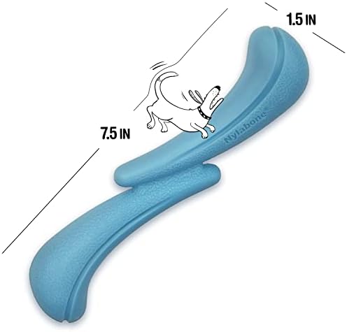 Nylabone Stik-GO Interactive Dog Fetch Toy for Small Dogs - Lightweight Flexible Floatable Dog Toy for Creative Play & Exercise