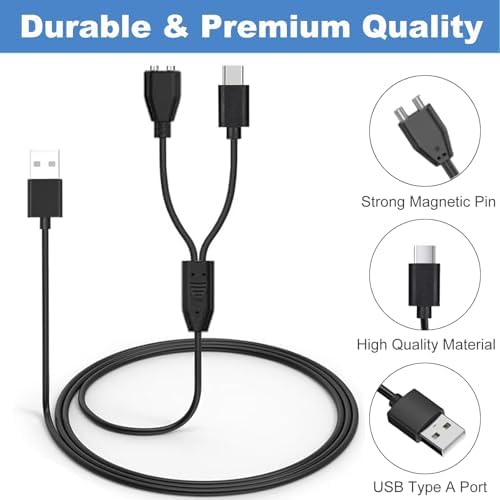 Charger Cable for Jugbow/Delupet/Yawpet Dog Collar DT-61/66/67/68/72/73 Training Collar and Remote