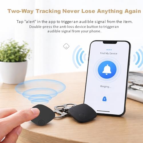 GPS Tracker, Bluetooth Smart Tracker Tag for Android and iOS, for Keys, Wallets, Pets, Luggage, and Remote Controls - Easily Find All Your Items