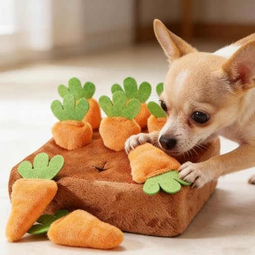 Sniff Mat for Dogs Interactive Games with Carrots