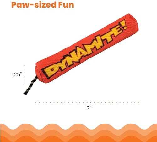 Catstages Green Magic Dynamite Kicker Cat Toy with 100% Catnip, 7"