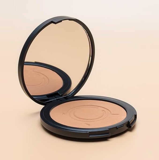 Makeup Beauty Pressed Powder foundation Compact Full Coverage Foundation Skin Care Face Makeup Essentials Contour Palette Setting Powder fit me powder foundation makup 0.49 OZ (Caribe, 0.49 OZ)