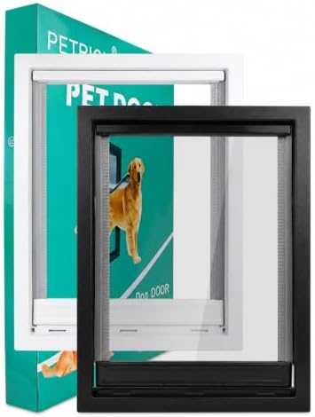 Window Smart Interior Cat Dog Sliding Small Pet Doggy Magnetic Door Insert Replacement Flap for Wall