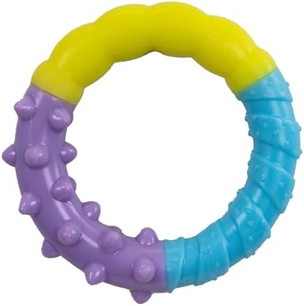 Grow-with-Me Ring Dental Dog Chew Toy, Bounces & Floats, 4.7"