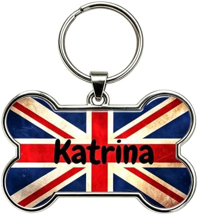 HSIAHOU Custom Pet ID Tags, Personalized Dog Tag Cat Tag(UK)