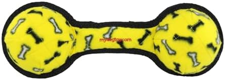 TUFFY® Ultimate 2 Ball Tug Ultra Durable Plush Dog Toy