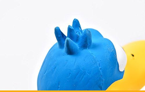 Tamu style Rubber Chicken Dog Toy, 11-Inch Blue Screaming Squeaky Toy