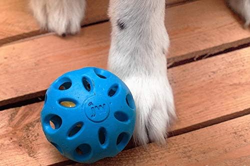 JW Pet Crackle Heads Crunchy Chew Fetch Toy for Dogs, Large 4in