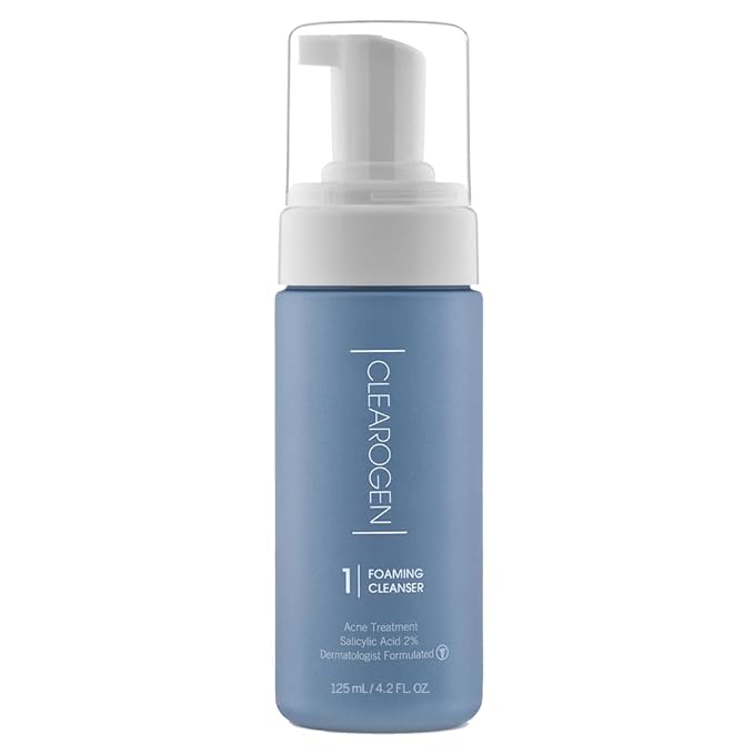 Clearogen Foaming Facial Cleanser, Face Wash Women/Men, Facewash, Face Soap, Acne Cleanser Face Wash, Facial Wash, Foaming Face Wash