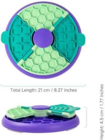 3-in-1 Slow Feeder Dog Bowl, Interactive Puzzle Feeder & Lick Mat