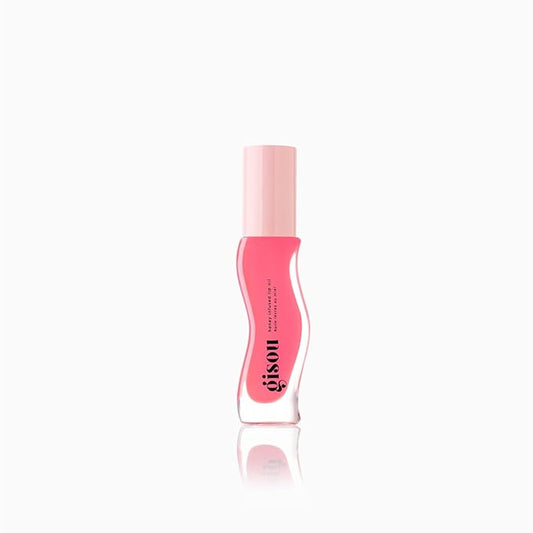 Gisou Honey Infused Hydrating Lip Oil, Nourishing Lip Moisturizer for Dry Lips, 0.27 fl oz (Raspberry Swirl)