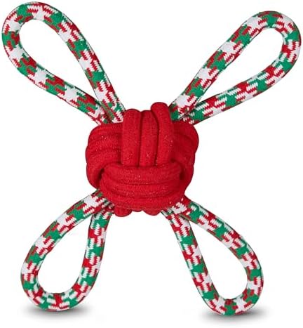 Bow Wow Pet Knotted Butterfly Rope Dog Tug Toy, X-Large