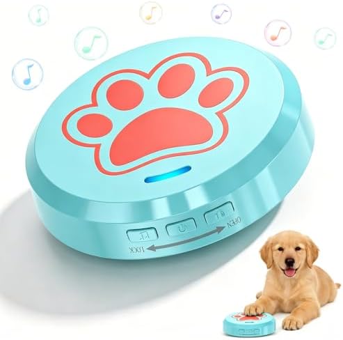 ChunHee Bells for Dog Training to Go Outside - Dog Door Bell with 36 Custom Sounds | Bell for Dogs to Ring to Go Potty | 5 Adjustable Volume(0-115dB) | Teach Puppies to Signal to Go Outside