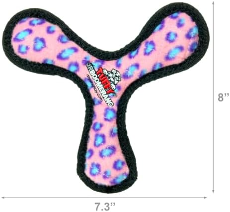 TUFFY® : (2 Pack Boomerang Dog Toy: Ultra Durable Plush Toy with Multiple Layers & Reinforced Seams, Washable and Floats, Original Construction