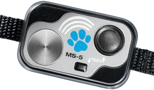 MS-5 Automatic Pet Door Collar 3-Pack, Genuine High Tech Pet Brand Dog Collar for Power Pet Doors, Water Proof, 6 Batteries Included