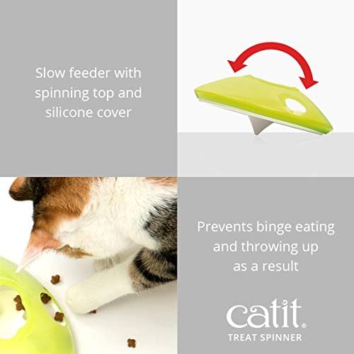 Catit Cat Play Treat Spinner, Interactive Cat Toys