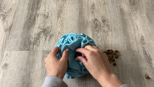 Glory To Dog Medium Breed Snuffle Foraging Dog Puzzle Ball Toy Blue Large