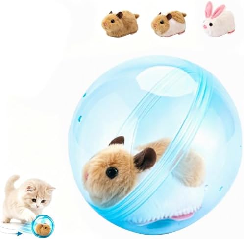 Self-Rolling Interactive Cat Ball, 360° Rotating Automatic Pet Toy
