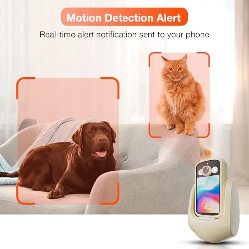 SEKYO Smart Home Security Combo – 2‑Way Video Calling Pet Camera with 2.8" Display + (4 Qty) Smart WiFi Door & Window Sensors | 1080P, 360° PTZ, App Control, Tuya Smart Life, Works with Alexa/Google H