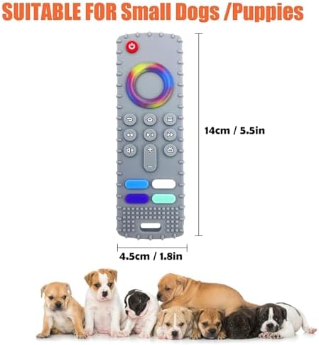 Puppy Toys for Teething, Remote Control Teether for Small Dogs,Puppy Teething Toy for Boredom & Stimulation,BPA-Free