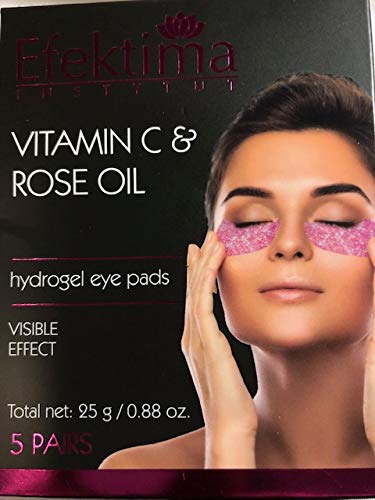 Vitamin & Rose Oil Hydrogel Eye Pads Visible Effect 5-Pairs