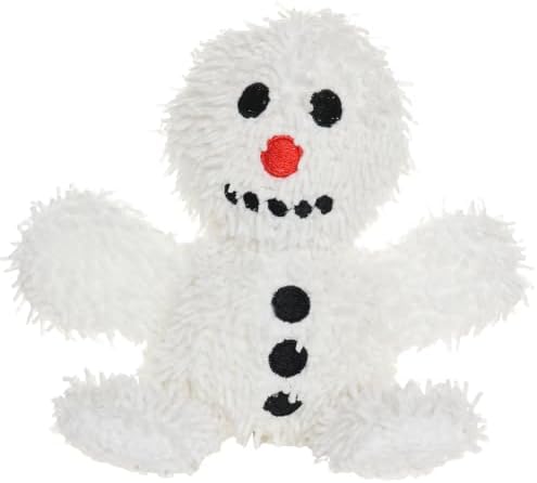 MIGHTY Tuffy Microfiber Medium Snowman Ultra Durable Plush Dog Toy