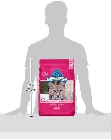Blue Buffalo Wilderness Salmon Adult Dry Cat Food, Grain-Free, 11 lb | Real Salmon #1 Ingredient, High Protein Nutrition, Supports Immunity with Antioxidant-Rich LifeSource Bits