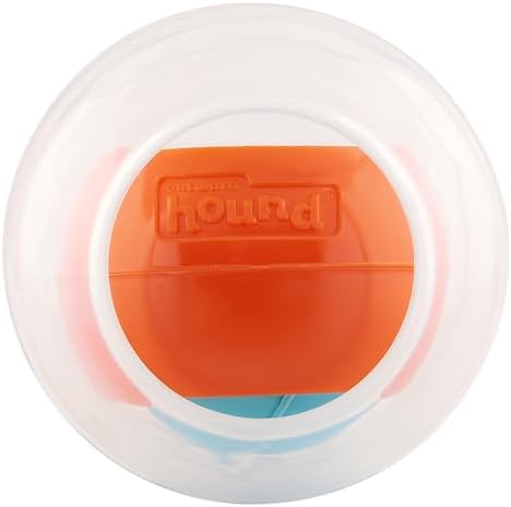 Outward Hound by Nina Ottosson Topsy Treat Ball Dog Puzzle, Level 1 Beginner, Orange