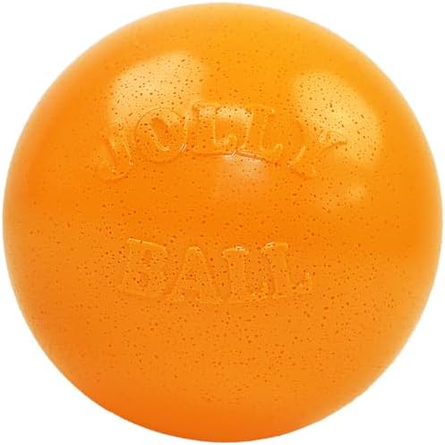Jolly Pets Dog 6-Inch Bounce-n-Play, Orange, 6 Inches/Medium