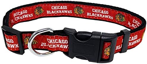 Pets First NHL Collar for Dogs & Cats. Adjustable, Cute, & Stylish! The Ultimate Hockey Fan Collar!