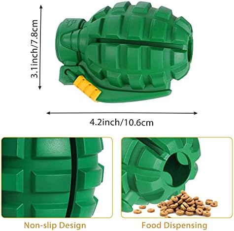 Indestructible Dog Toys for Aggressive Chewers - Heavy Duty, Durable Toys for Large Dogs (Green)