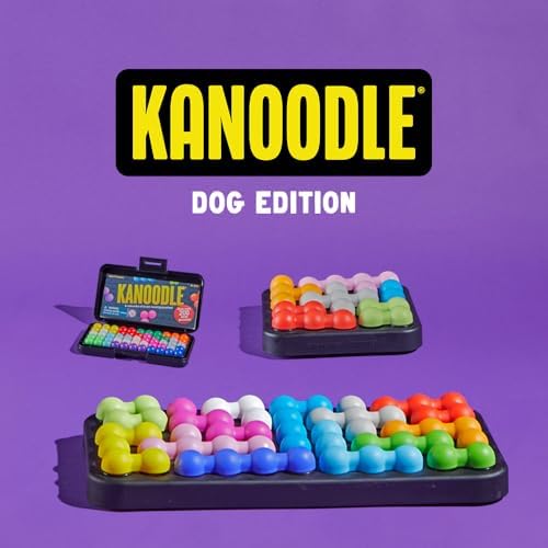 Brightkins Kanoodle Dog Edition Small - Dog Toys for Small Dogs, Interactive Puppy Toys, Food Puzzle for Dogs, Cat Puzzle Toy Feeder, Stimulating Pet Puzzles, Mental Enrichment Puppy Games