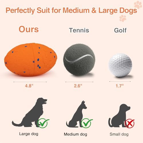 Interactive Dog Toys Ball Automatic Active Rolling Ball for All Dog(Vorange