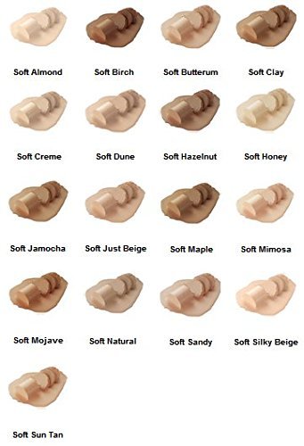 Jolie Creme Foundation SPF-15 Full Coverage Makeup W/Sponge (Soft Jamocha)