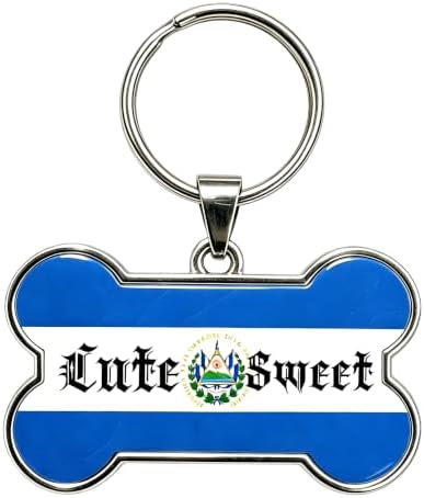 HSIAHOU Custom Pet ID Tags, Personalized Dog Tag Cat Tag (Salvador)