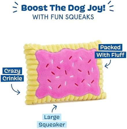 BarkBox Toaster Poodle Dog Toy - for Dogs