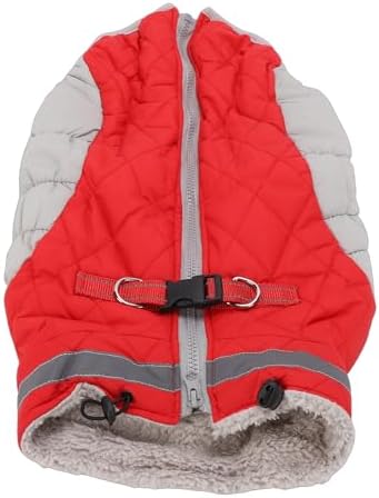 Mingzhe Zipper Up Dog Coat Windproof Comfortable Winter Snowsuit for Pets