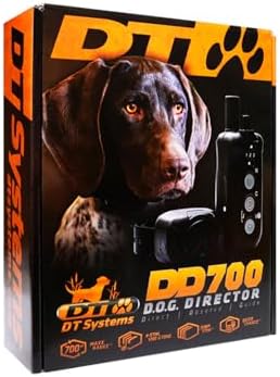 DT SYSTEMS DD700 D.O.G. Director 700 Waterproof Remote Dog Training E-Collar, 700-Yard Range, 10 Stimulation Levels, Vibration Assist & Beeping Tone