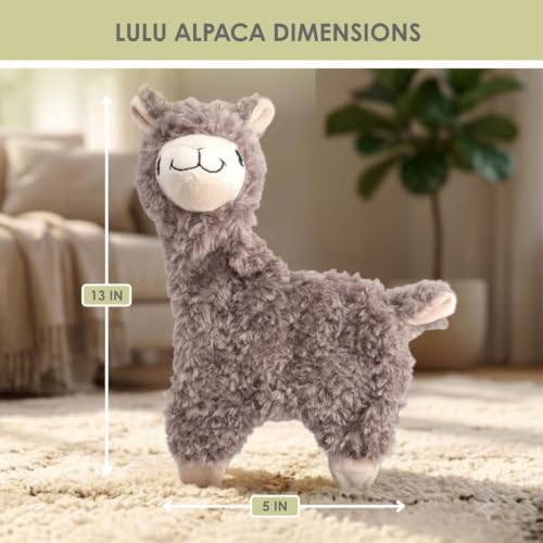 NANDOG My BFF Lulu Alpaca Dog Toy Signature Collection Soft Plush & Crinkle