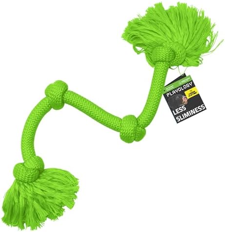 Playology Tug Rope Dog Toys for Large Breeds - Mega, Sweet Potato Scent